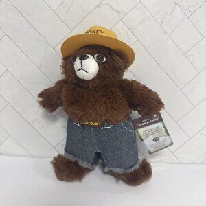 Smokey Bear Plush Toy 8" - Soft, Cuddly Wildlife Conservation Gift